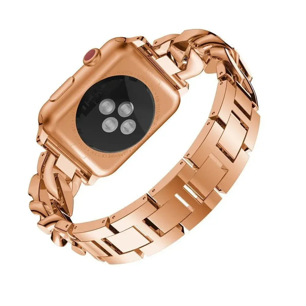 Luxury Cuban Link Jewelry Bracelet for Apple Watch