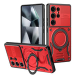 Samsung Galaxy S26 Series Protective Case with Magnetic Ring Holder