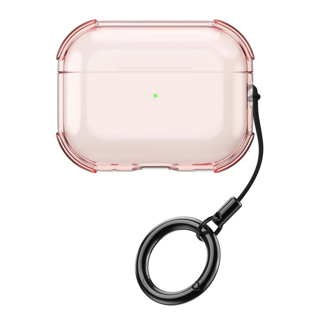 Soft TPU AirPods Pro 3 Case with Keychain Lanyard