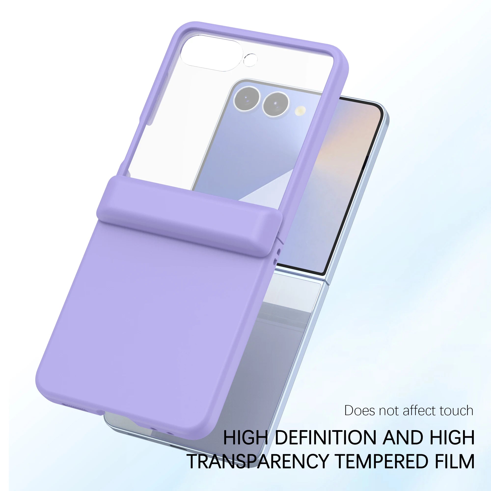 Shockproof TPU Case with Tempered Film for Samsung Galaxy Z Flip 7