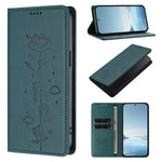 Embossed Cute Cat Flip Wallet Leather Case for iPhone 17 Series