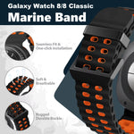 Perforated Silicone Watch Band with One-Click Installation for Samsung Galaxy Watch 9
