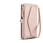 Crossbody Magnetic Leather Wallet Case for Samsung Galaxy S25 Series