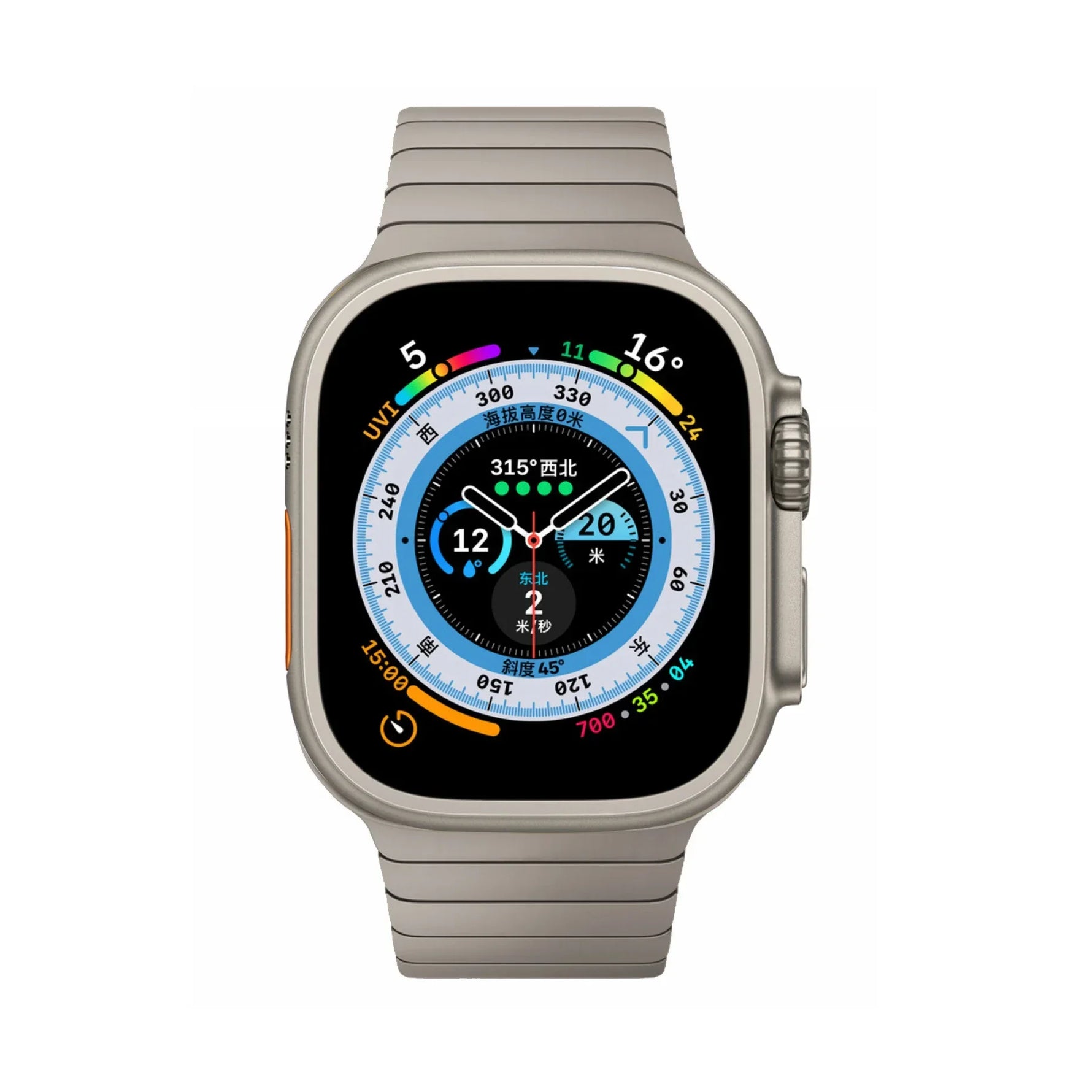 Stainless Steel Link Bracelet for Apple Watch