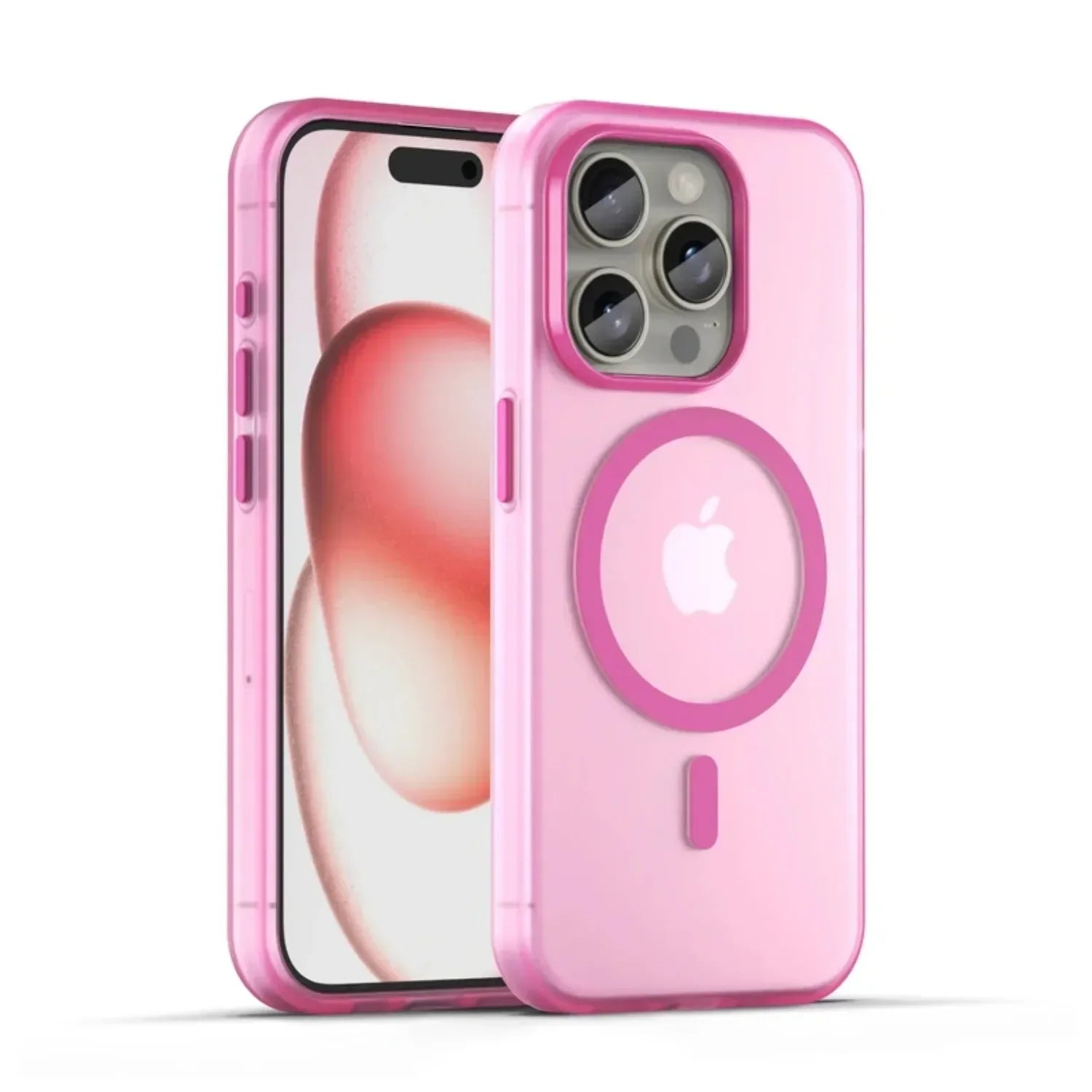 Premium Transparent Matte MagSafe Case for iPhone 15 Series