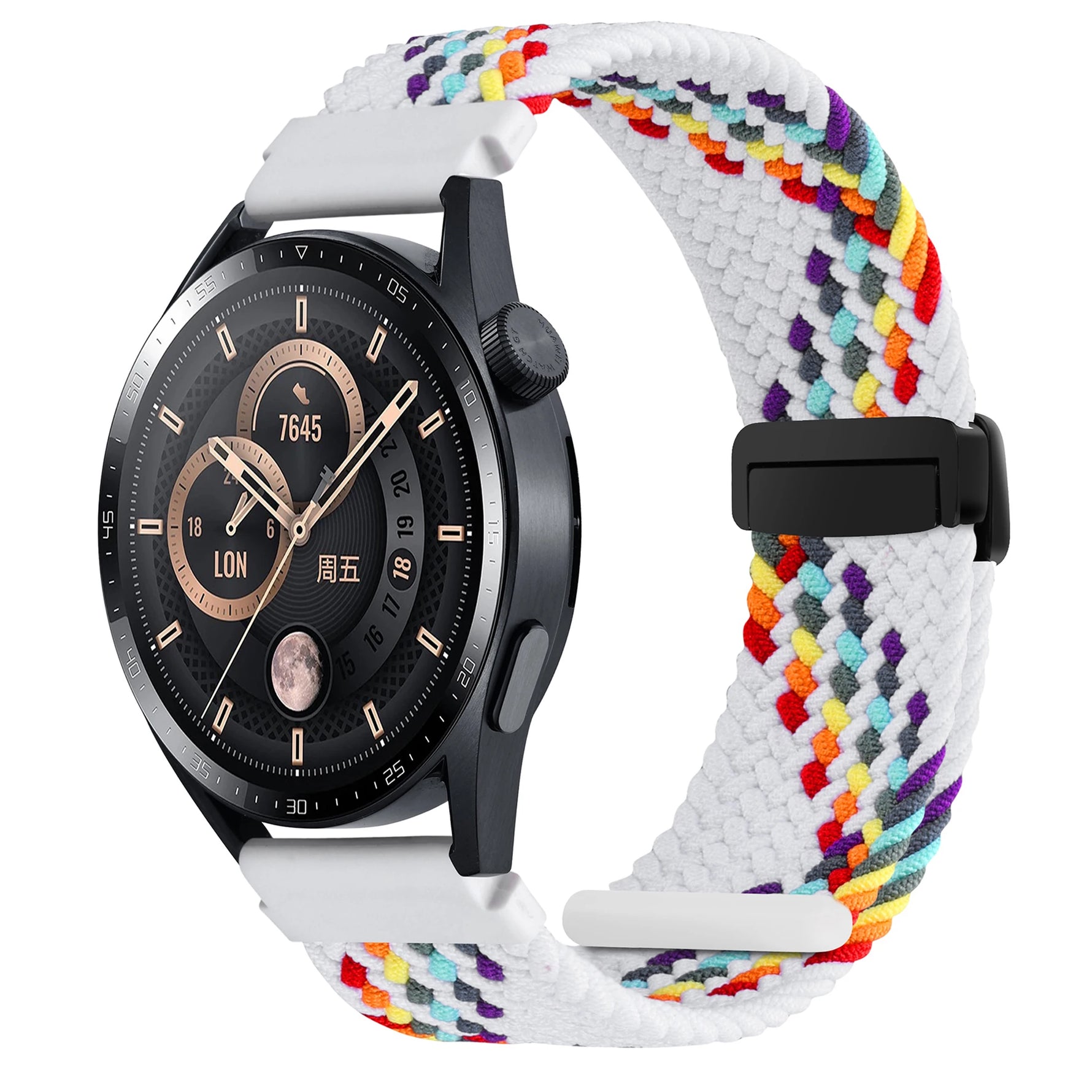 Nylon Braided Loop Strap For OPPO Watch X2  Band Replaced Bracelet