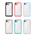Clear Hard PC + Soft TPU Bumper Case for iPhone 16e