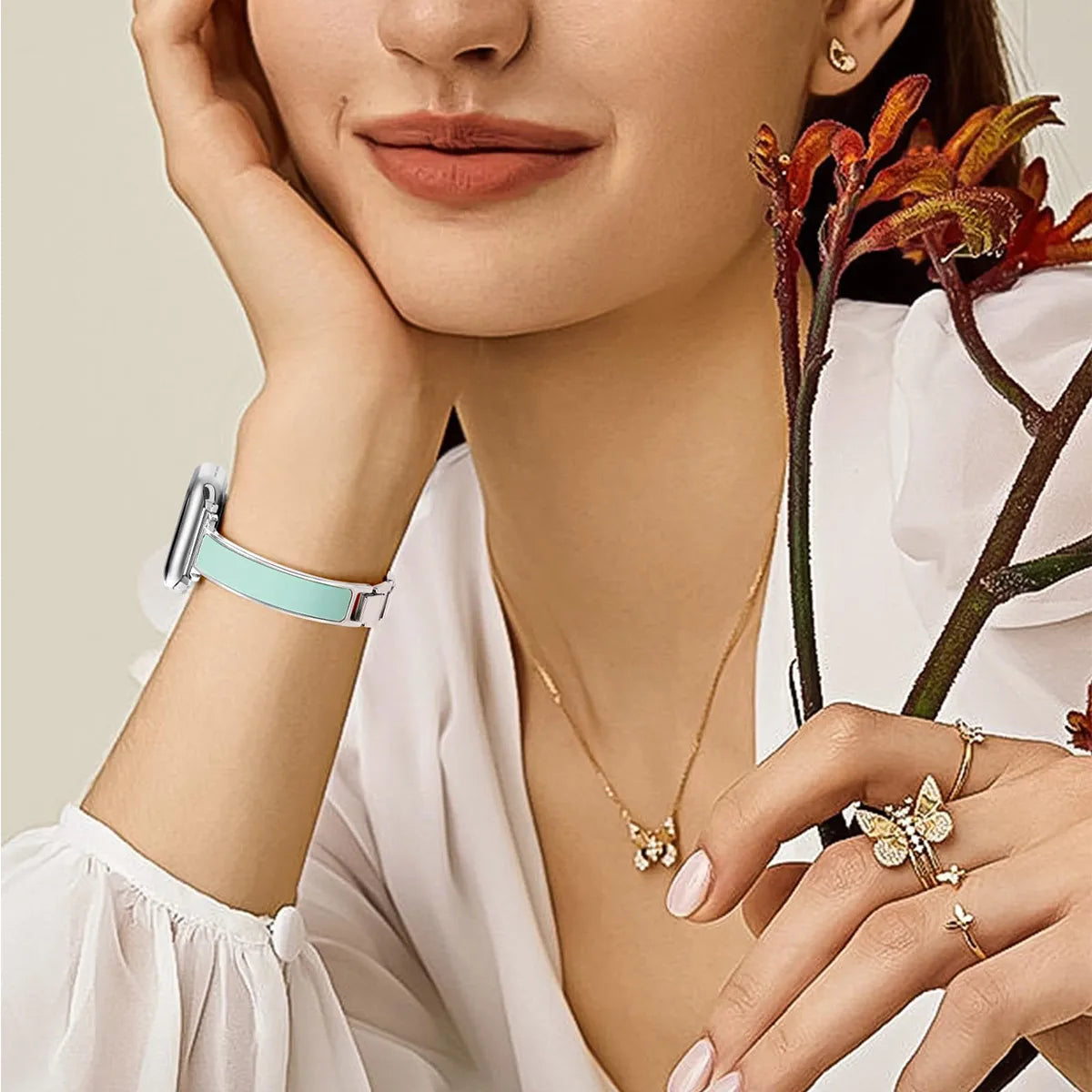 Elegant Dressy Jewelry Band for Apple Watch