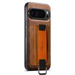 Premium Leather Wallet Case with Wristband and Card Slot for Google Pixel 9 Series