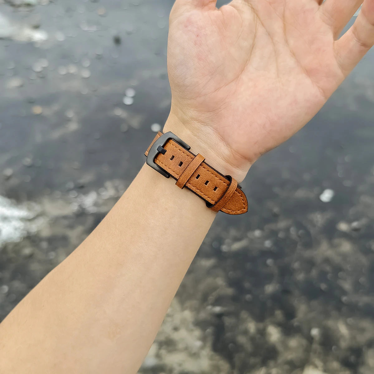 Premium Leather Sport Strap for Samsung Galaxy Watch 8 and Galaxy Watch 8 Classic