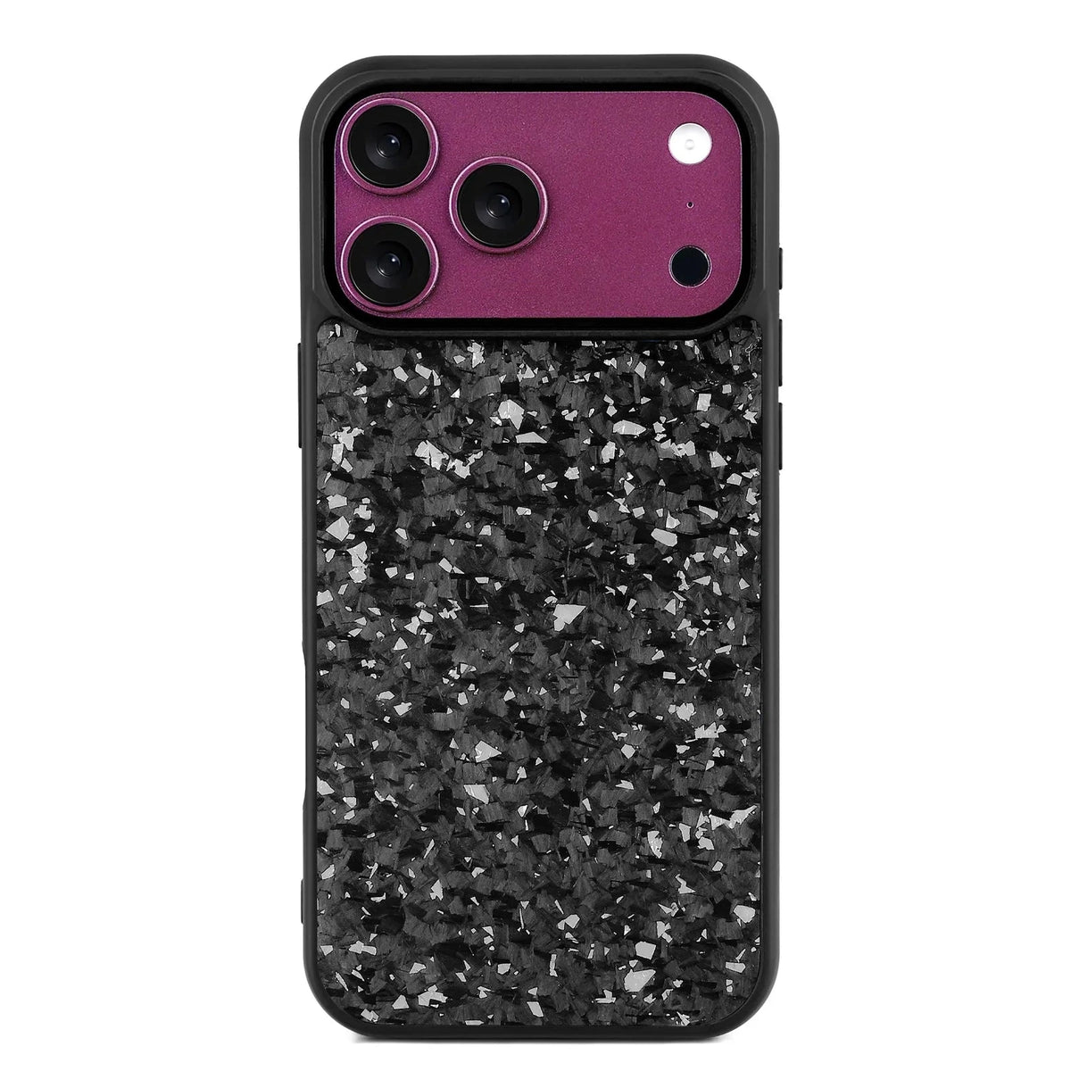 Matte Carbon MagSafe Case with Raised Camera Ring for iPhone 18 Series