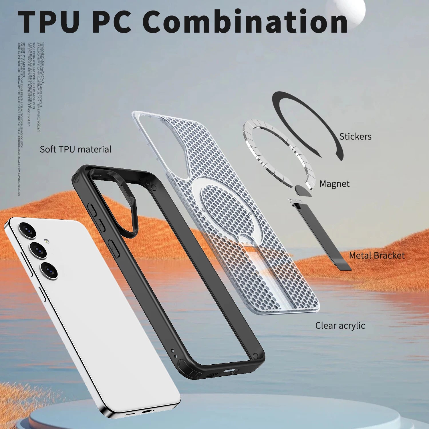 Armor Shockproof Magnetic Case for Samsung Galaxy S25 FE