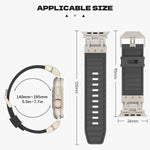 Heavy-Duty Silicone Sport Strap for Apple Watch