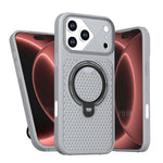 Shockproof MagSafe Case with 360° Rotating Ring Stand for iPhone 18 Series