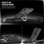 Luxury Hard Magnetic Case with Foldable Kickstand for Samsung Galaxy Z Fold 7