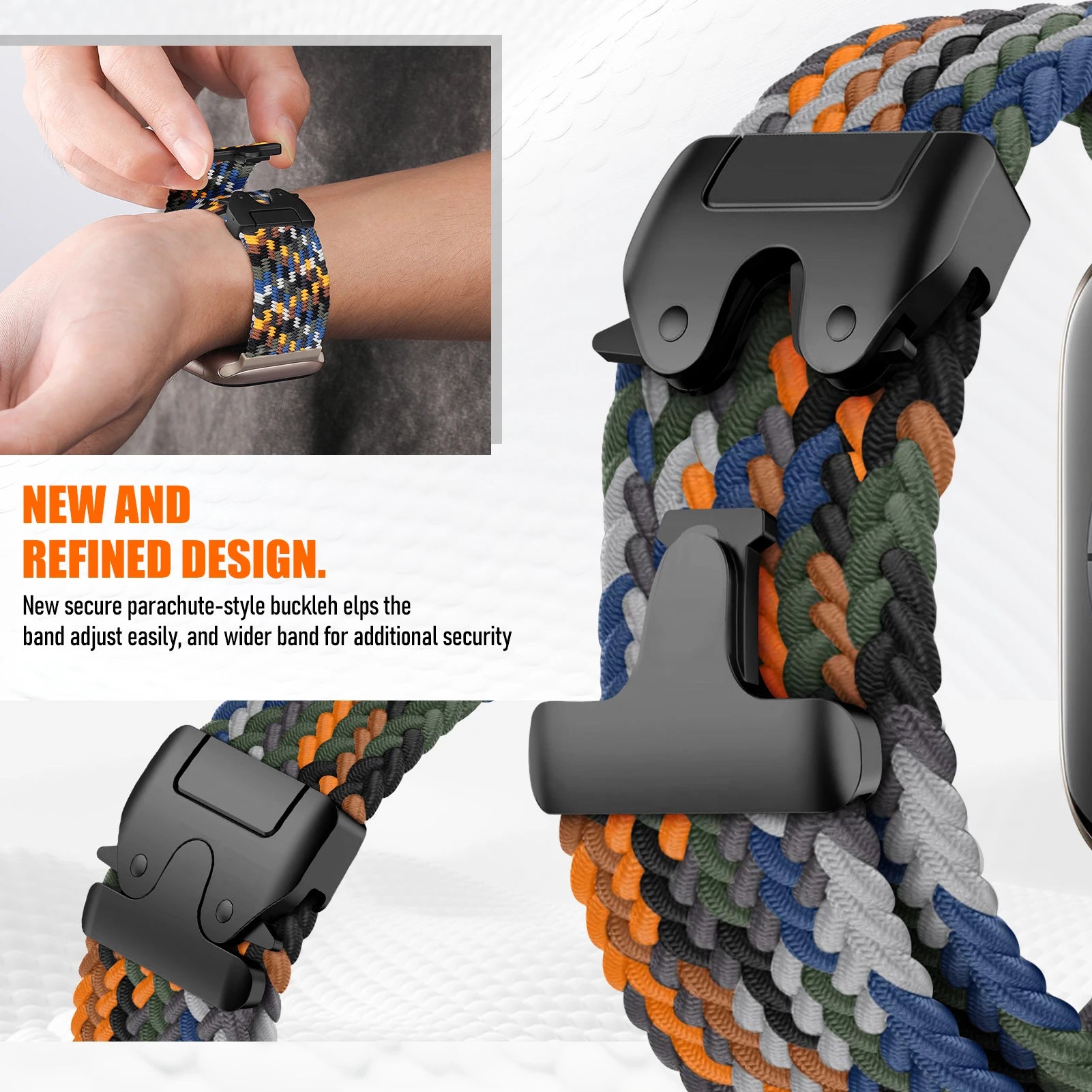 Breathable Braided Nylon Sport Band for Apple Watch