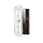 9H Tempered Glass Screen Protector with Quick-Fit Installation Frame for iPhone 16 Series