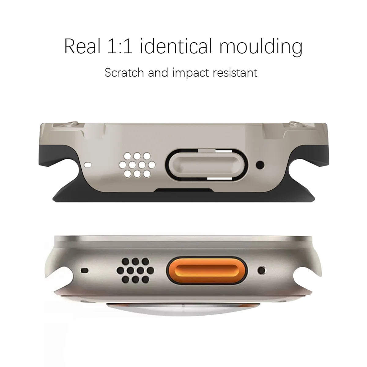 Sport Silicone Band with TPU+PC Bumper Case for Apple Watch