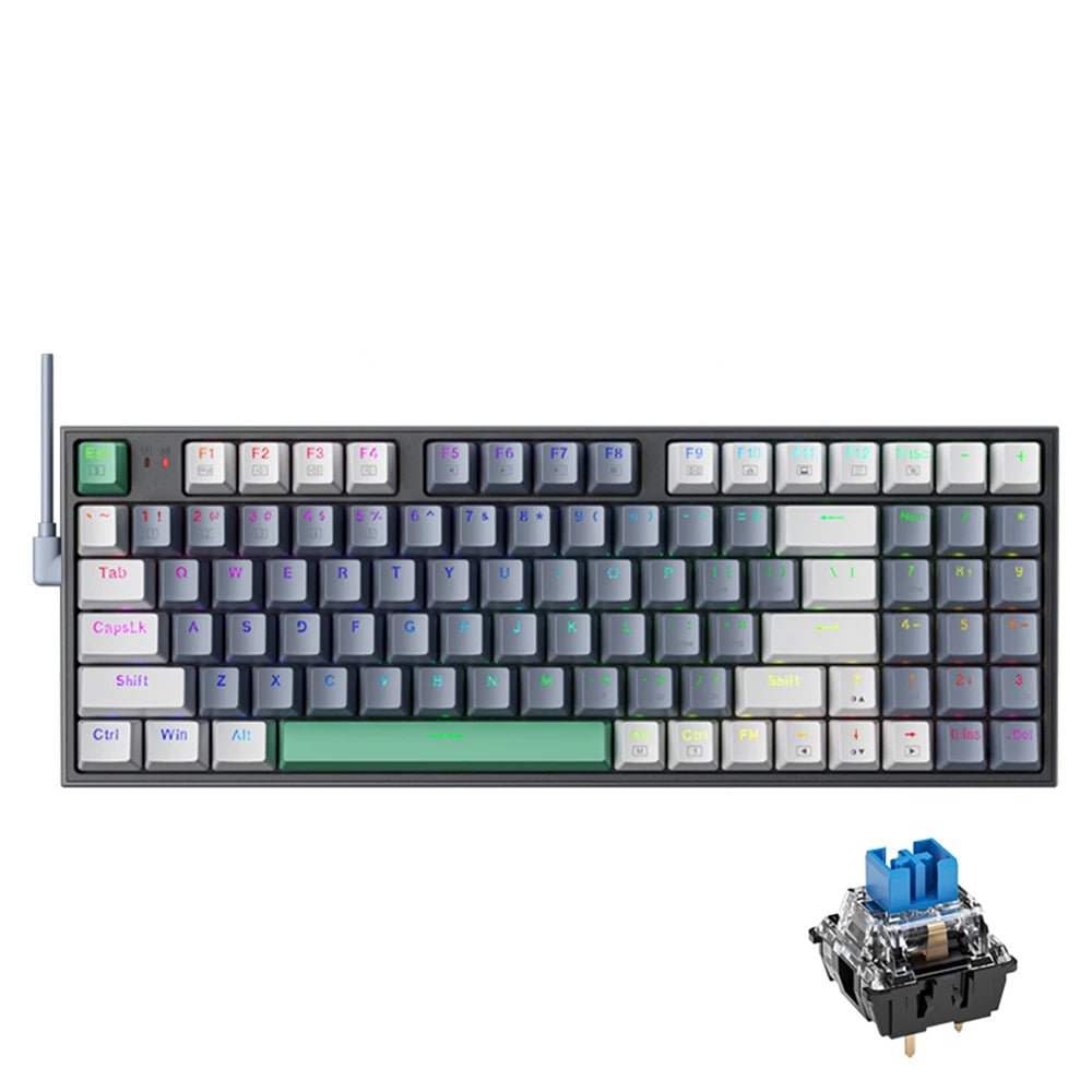 MACHENIKE K500-94 Hot-Swappable Mechanical Keyboard