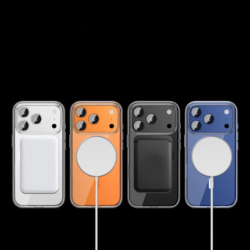 MagSafe Compatible Transparent Case for iPhone 17 Series