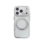 Shockproof Clear MagSafe Case with 360° Ring Stand for iPhone 17 Pro and 17 Pro Max
