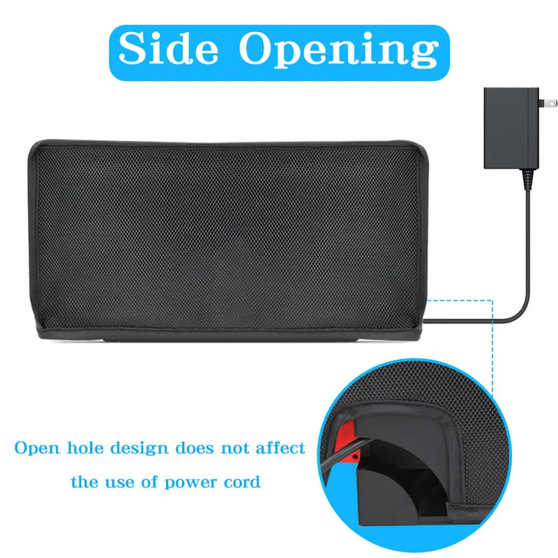 Black Dust Cover for Nintendo Switch & Switch OLED Charging Dock