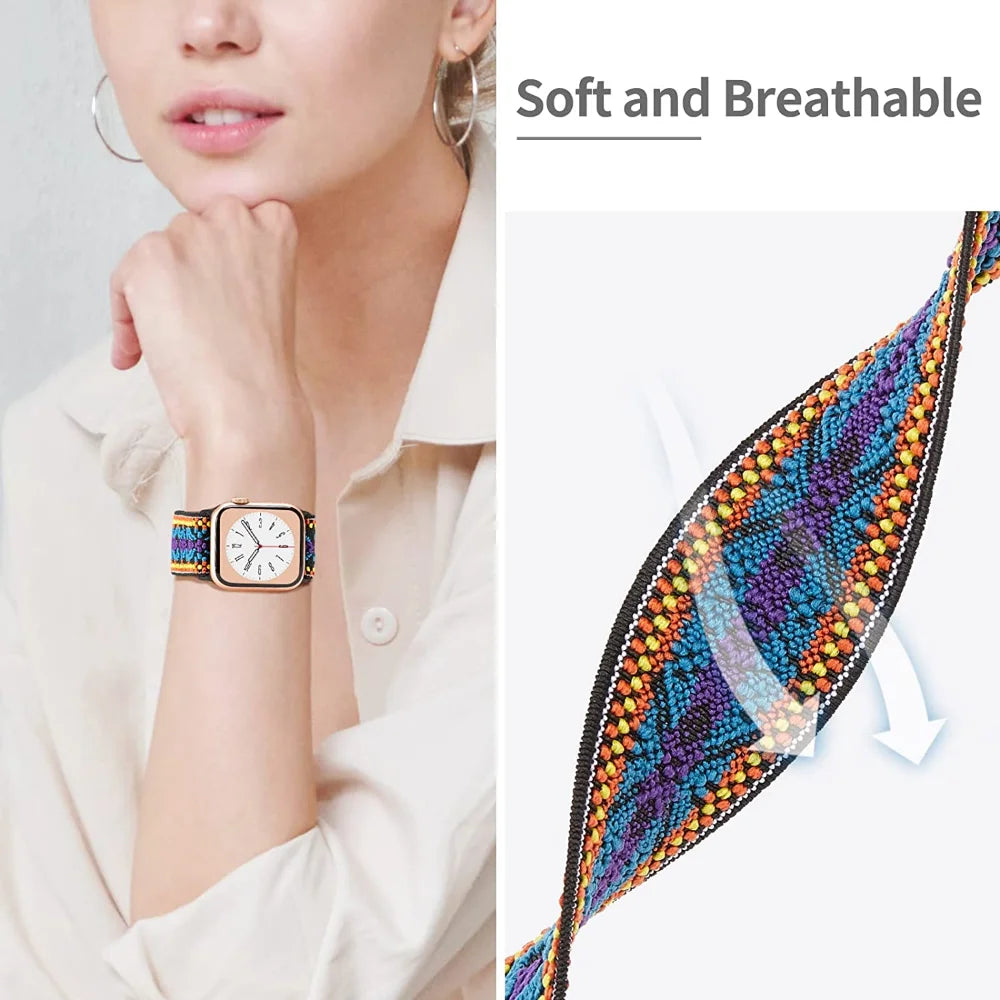 Premium Nylon Replacement Strap for Apple Watch