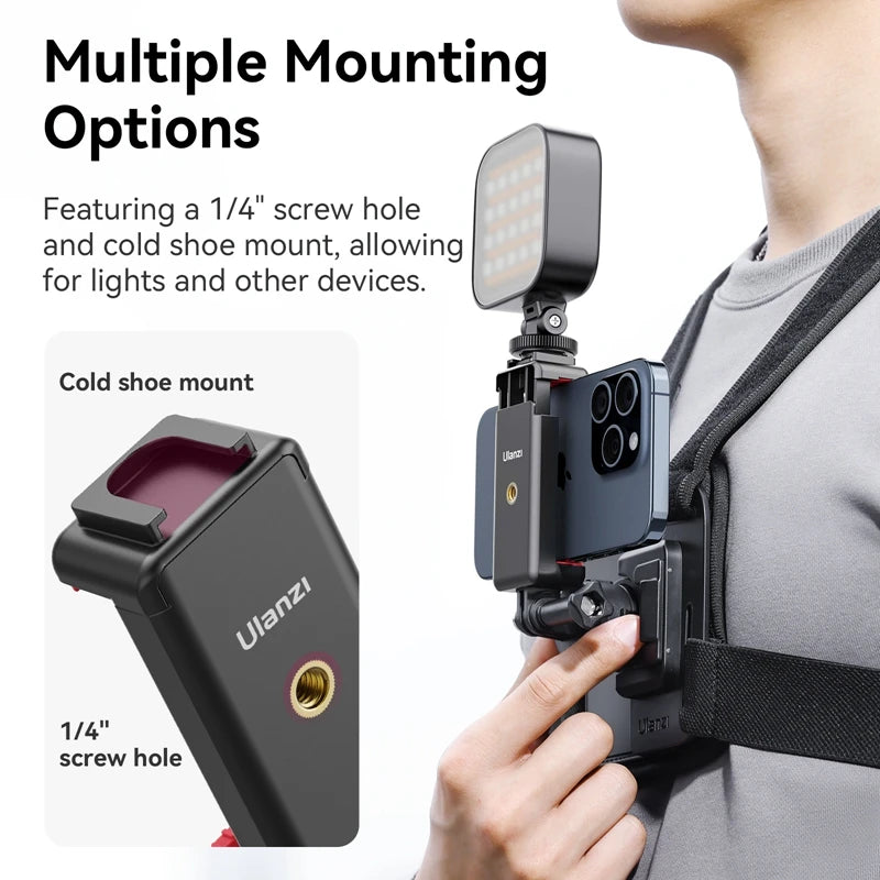 Ulanzi Go-Quick II Magnetic Chest Strap Mount