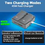 Portable 45W Battery Charger Box for DJI Neo 2 Drone