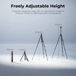 K&F Concept 73-Inch Compact Tripod for Camera
