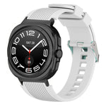 Stripe Textured Silicone Wristband for Samsung Galaxy Watch Ultra and Samsung Galaxy Watch Ultra (2025)