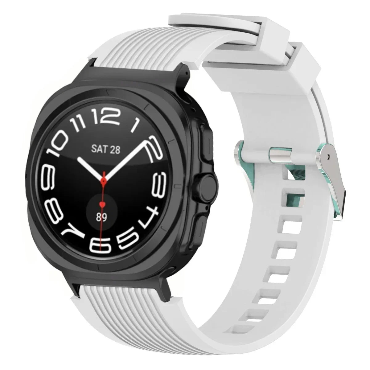 Stripe Textured Silicone Wristband for Samsung Galaxy Watch Ultra and Samsung Galaxy Watch Ultra (2025)