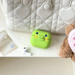 Soft Silicone Frog-Shaped Case with Hinged Lid for AirPods Pro 3