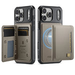 iPhone 17 Series Leather Case with Removable Card Holder