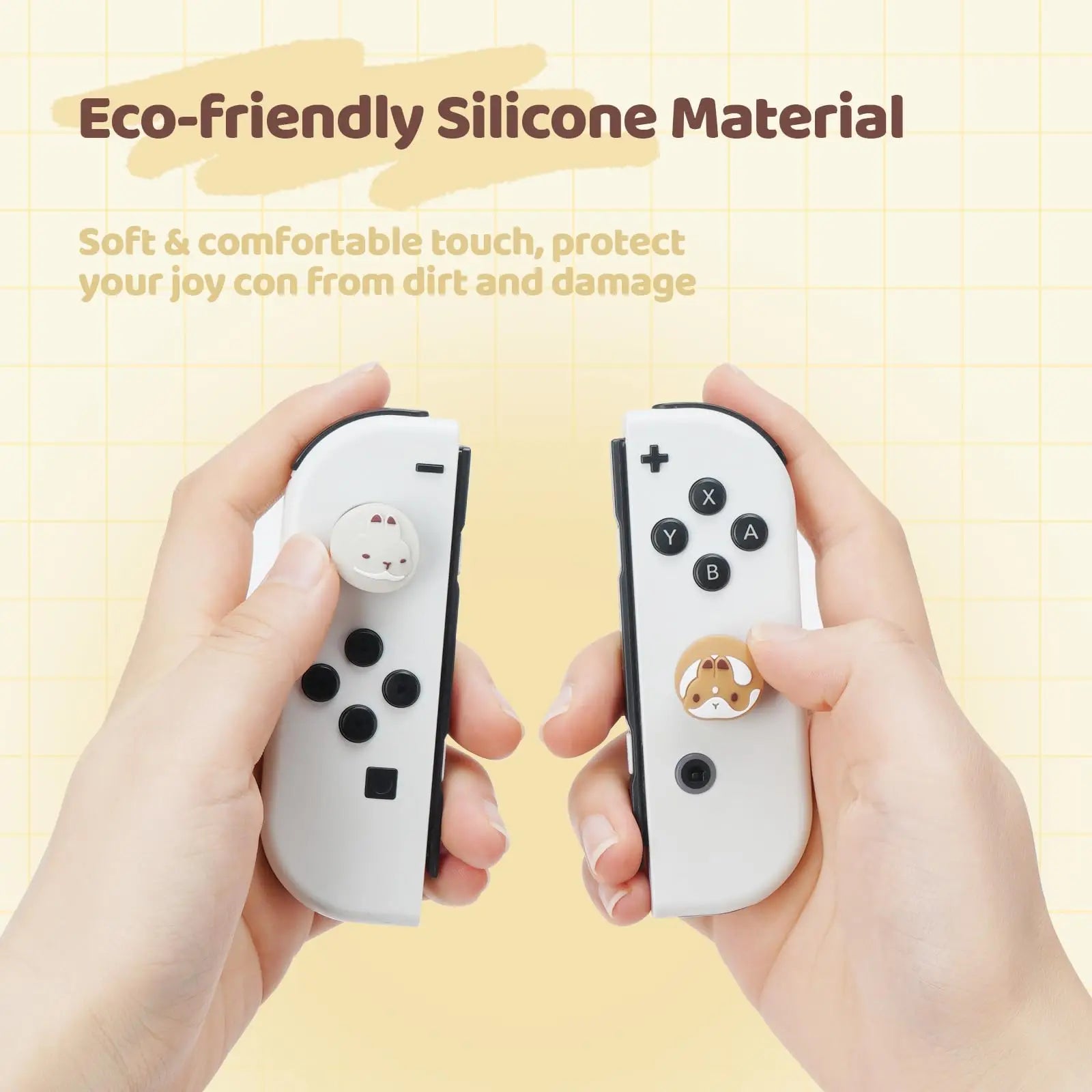 Anti-Slip Silicone Thumb Grips for Nintendo Switch 2 Joy-Con