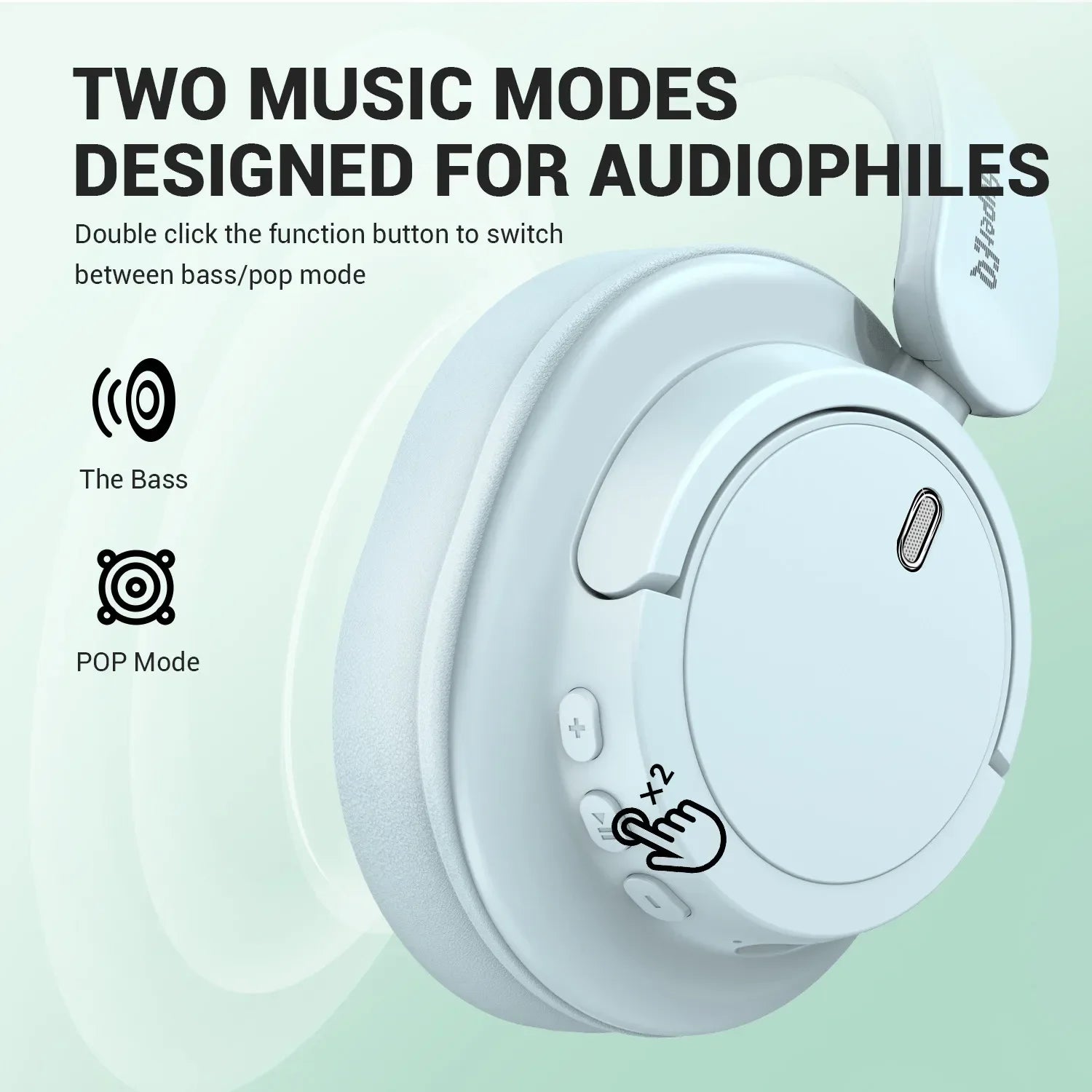 OneOdio SuperEQ V16 Bluetooth 5.3 Over-Ear Headphones