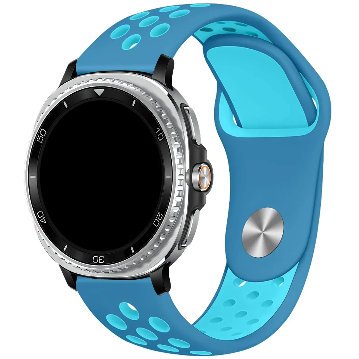 Dual Color Soft Silicone Sport Band for Samsung Galaxy Watch 8 & Galaxy Watch 8 Classic