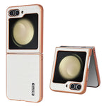 Skin-Feel Crocodile Texture Shockproof Case for Samsung Galaxy Z Flip 6