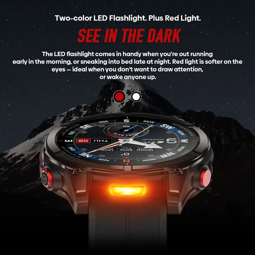 Zeblaze Stratos 4 Pro GPS Smart Watch 1.43" AMOLED