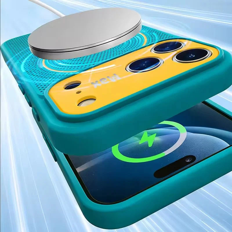 Perforated Mesh MagSafe Case for iPhone 17 Series