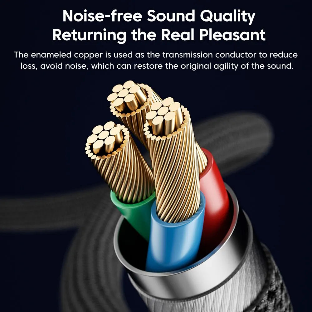 Toocki 3.5mm Male-to-Male AUX Cable