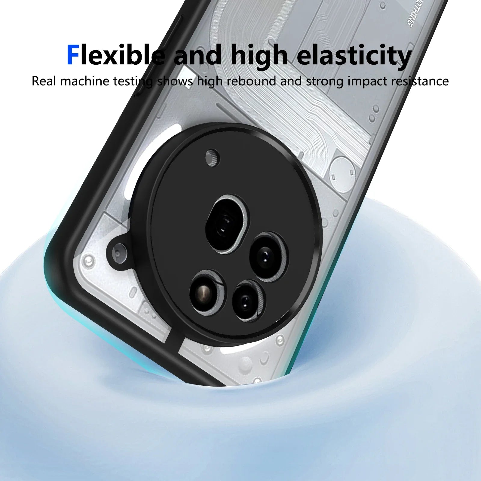 Slim TPU Protective Case with Hard Back & Camera Guard for Nothing Phone 3a / 3a Pro