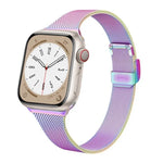 Slim Stainless Steel Milanese Band for Apple Watch