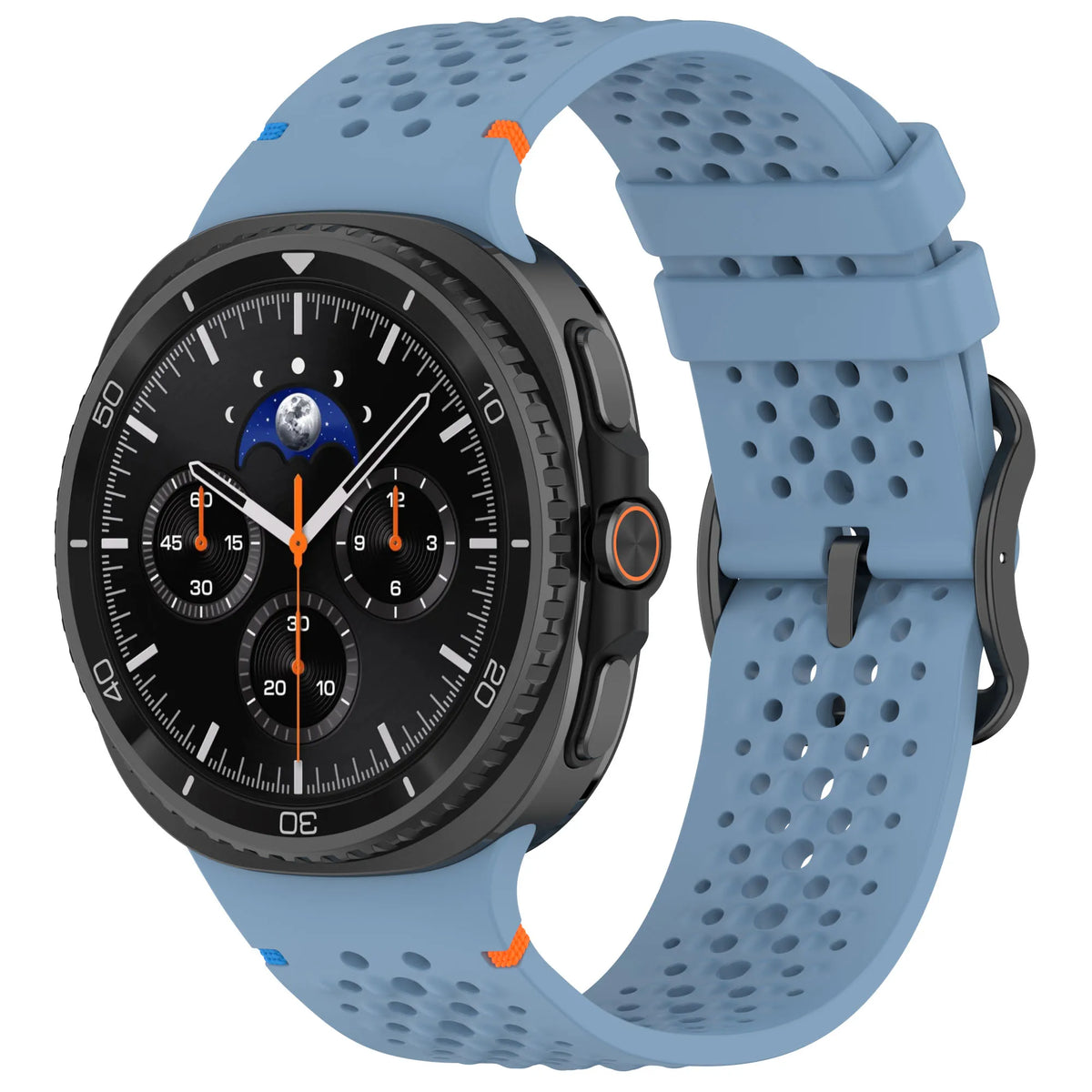 Perforated Silicone Watch Band for Samsung Galaxy Watch 9