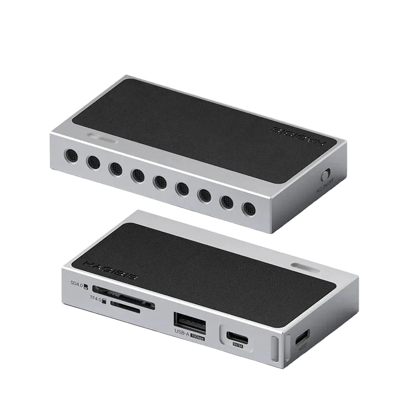 Hagibis Dual-Slot SD/Micro SD Card Reader with M.2 NVMe Support
