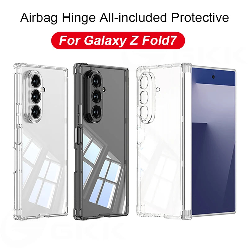 Shockproof Airbag Bumper Case with Soft Edges for Samsung Galaxy Z Fold 7