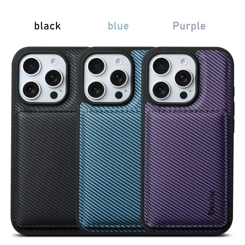 2-in-1 Detachable Magnetic Leather Wallet Case for iPhone 16 Series