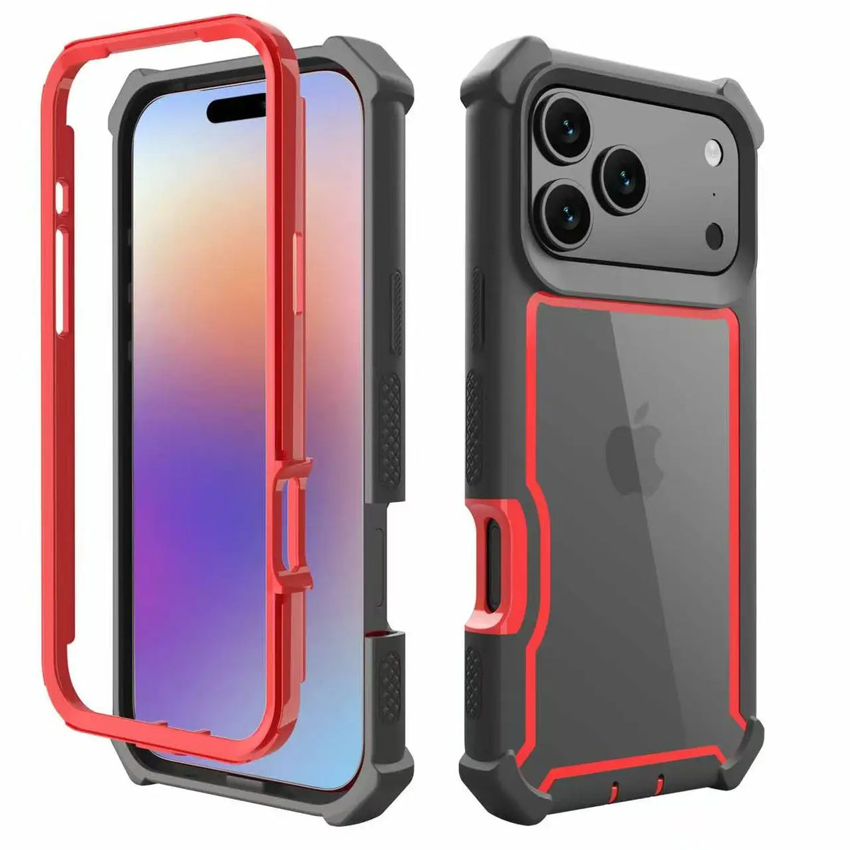 Transparent Shockproof Bumper Case for iPhone 17 Series
