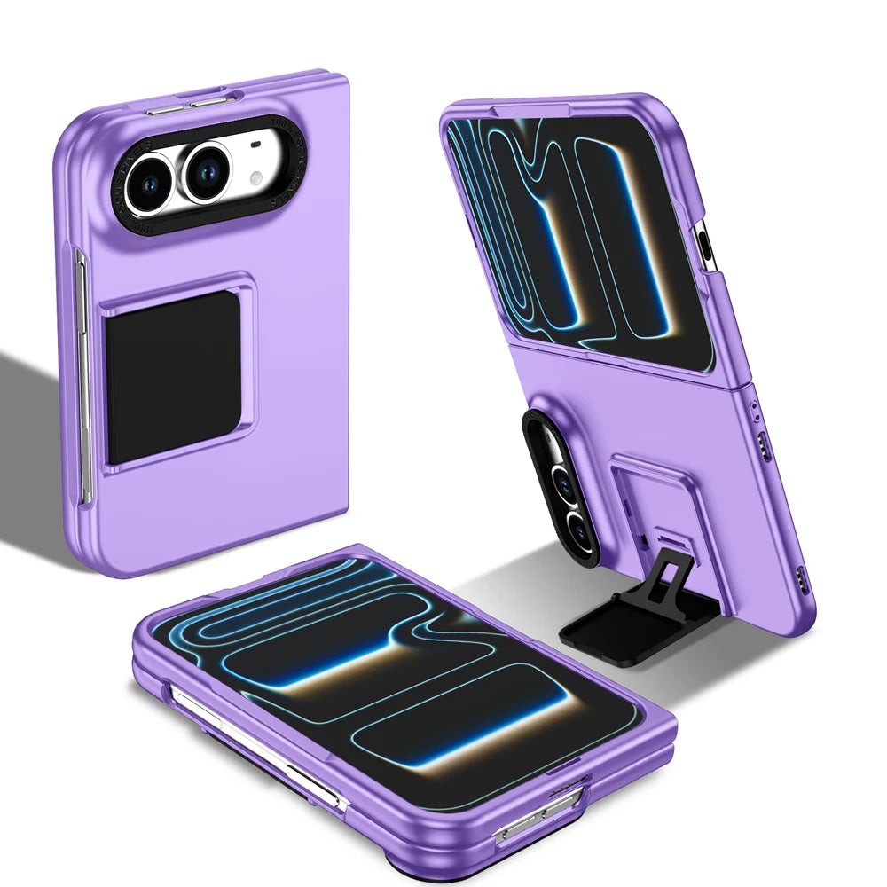 Matte Hard PC Kickstand Case with Dual-Angle Viewing for iPhone Duo