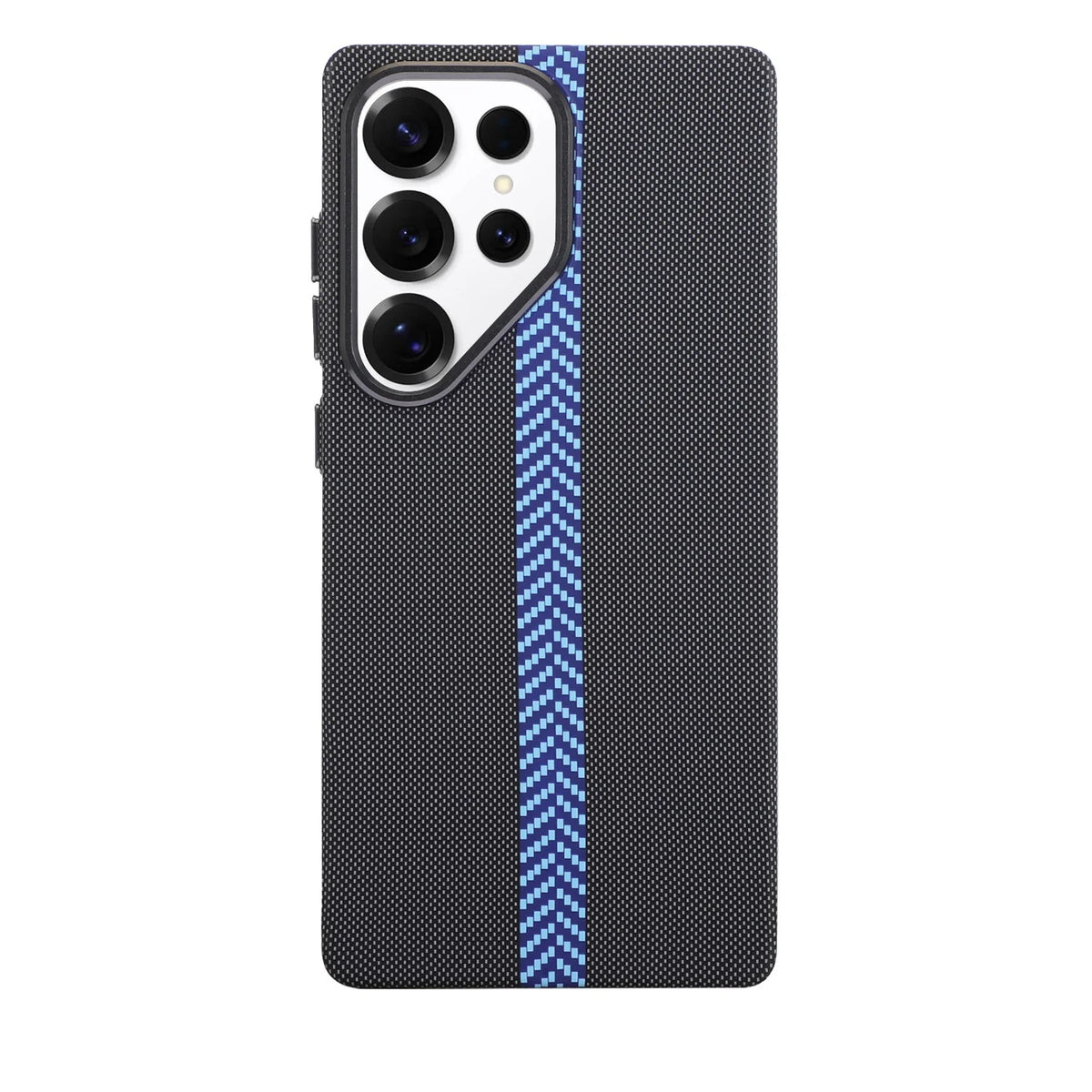 Carbon Fiber Textured Magnetic Case with Raised Camera Protection for Samsung Galaxy S23 Series